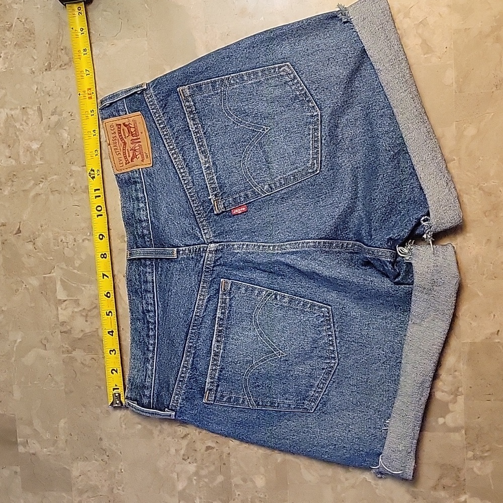 Levi's Blue Denim Jean Shorts
